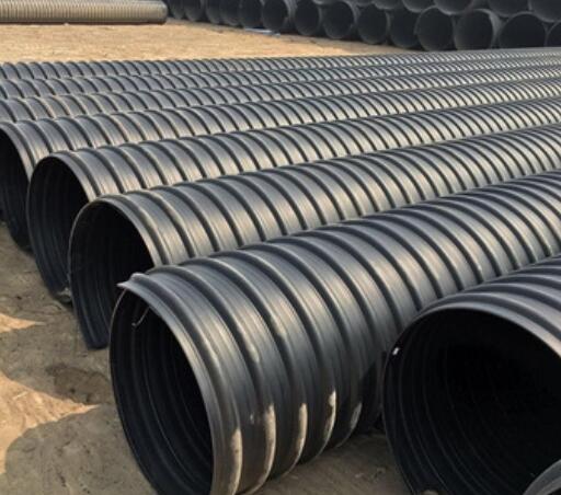 HDPE Steel Strip Reinforced Corrugated Pipe