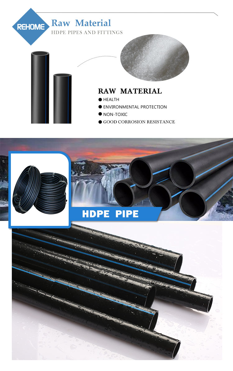 1"2"3 Inch Diameter HDPE Water Supply Pipe Rolls HDPE poly pipe