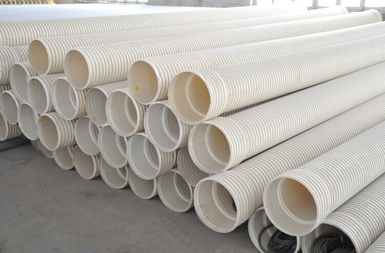 DN300 SN8 PVC-U Double Wall Corrugated Pipes