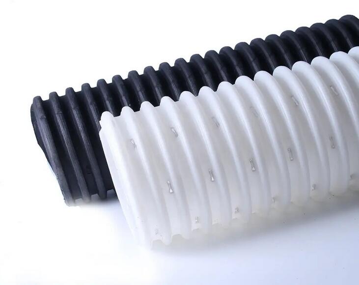 HDPE Perforated Corrugated Drainage Pipe For Seepage Drainage